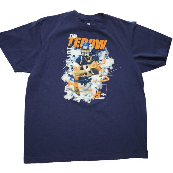 NFL Denver Broncos Tim Tebow Graphic Tee Size XL - Picture 1 of 4